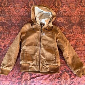 Carhartt Tan Sherpa-Lined Jacket